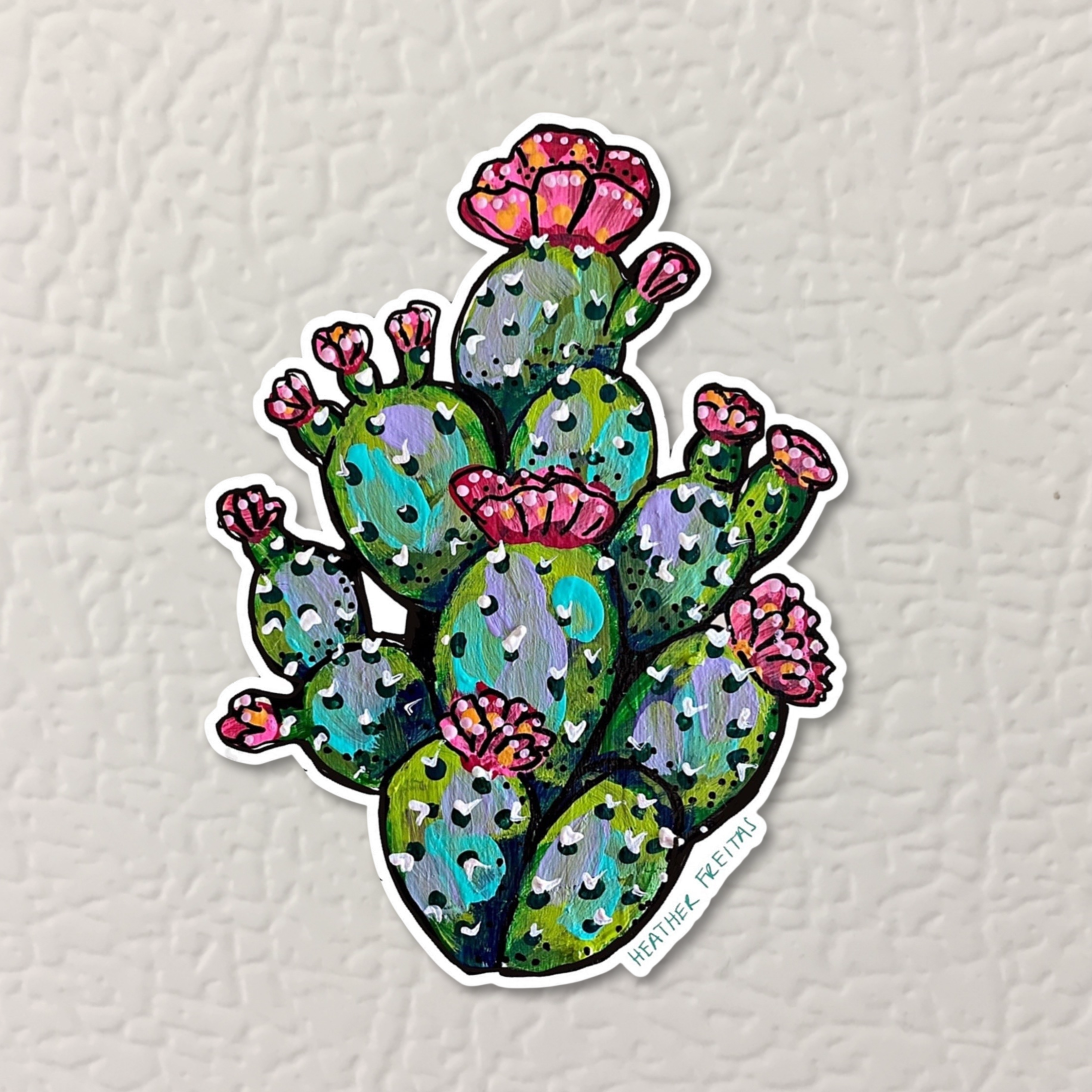 Prickly Pear Magnet ( Die-Cut )