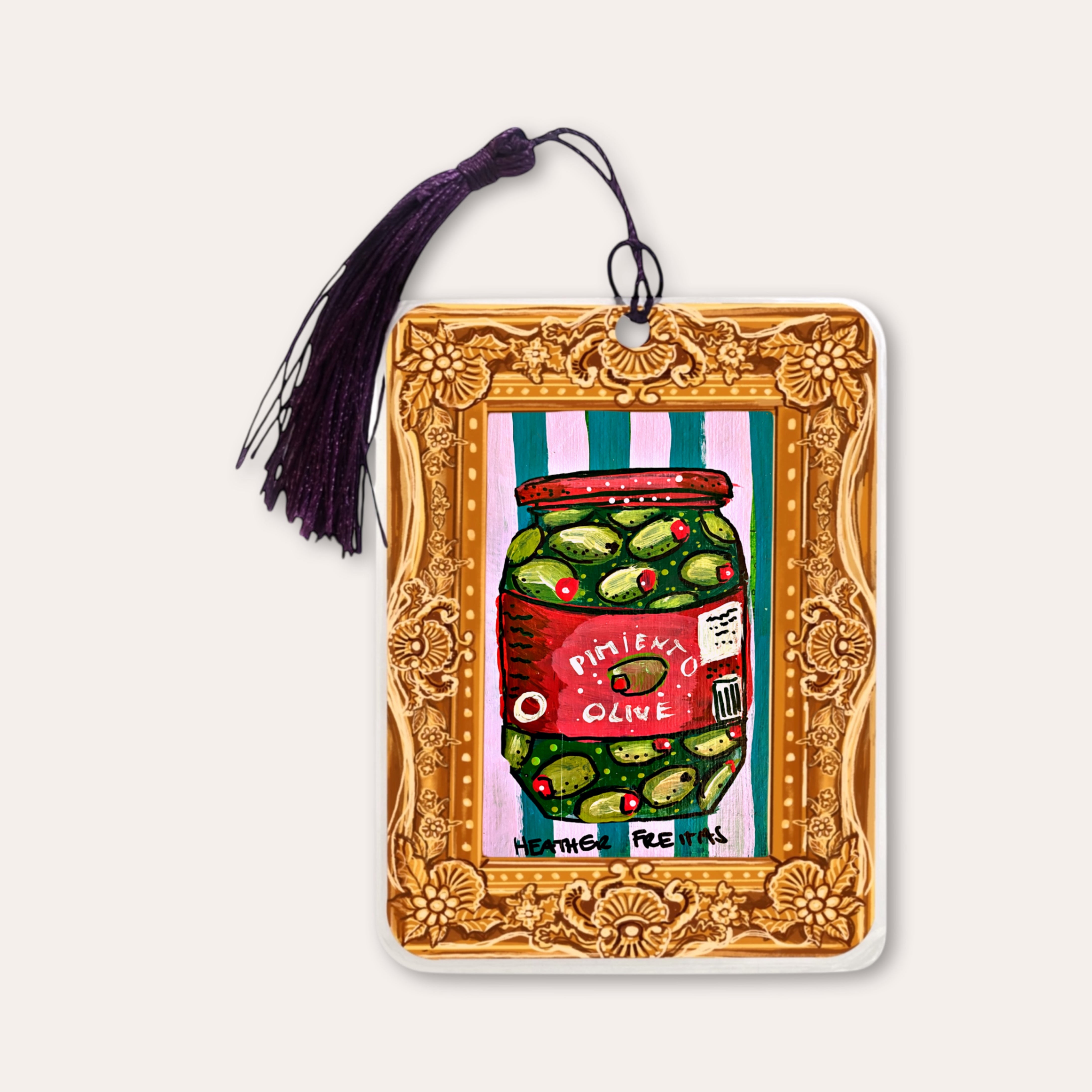 Olives Fine Art Painting Bookmark