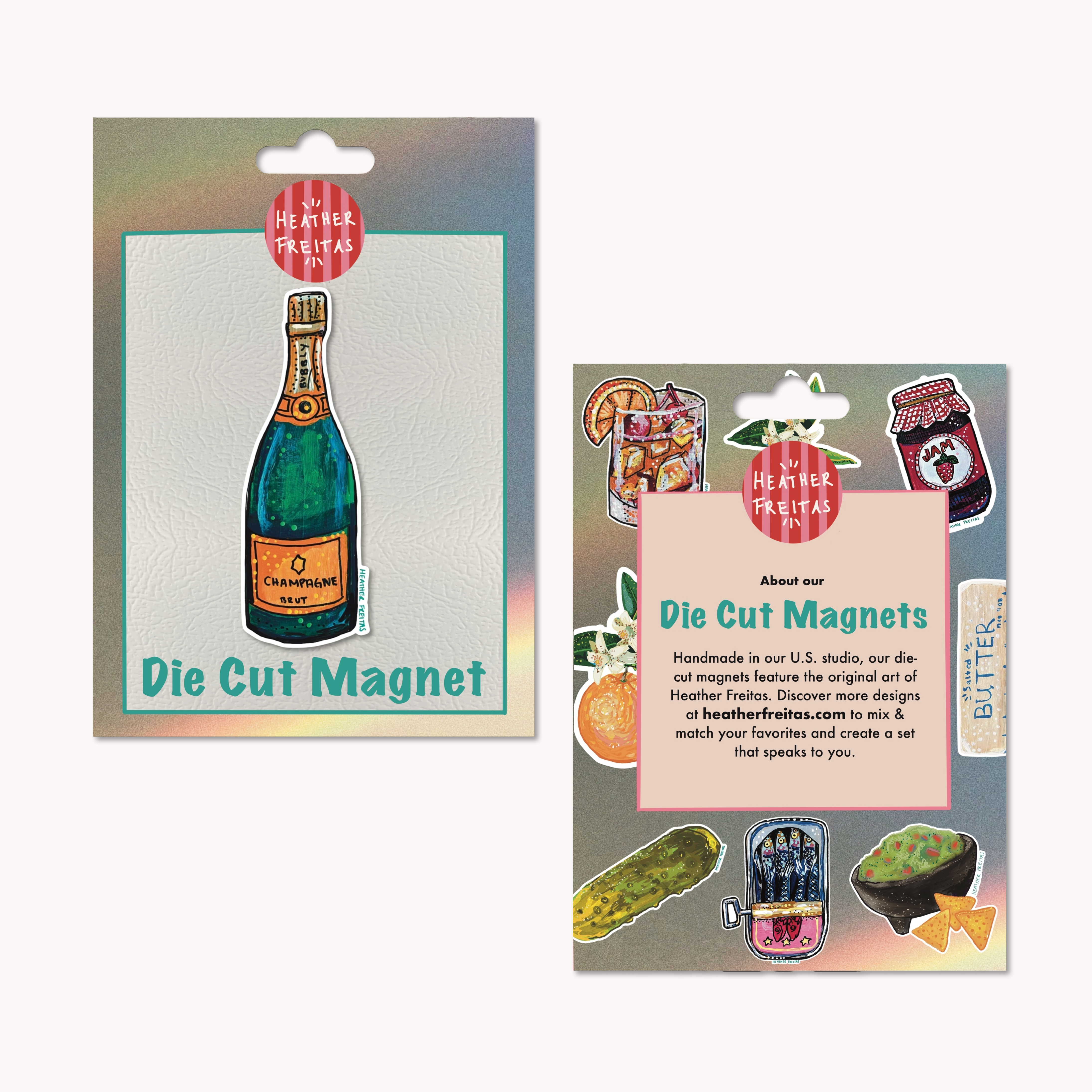 Champagne Magnet ( Die-Cut )