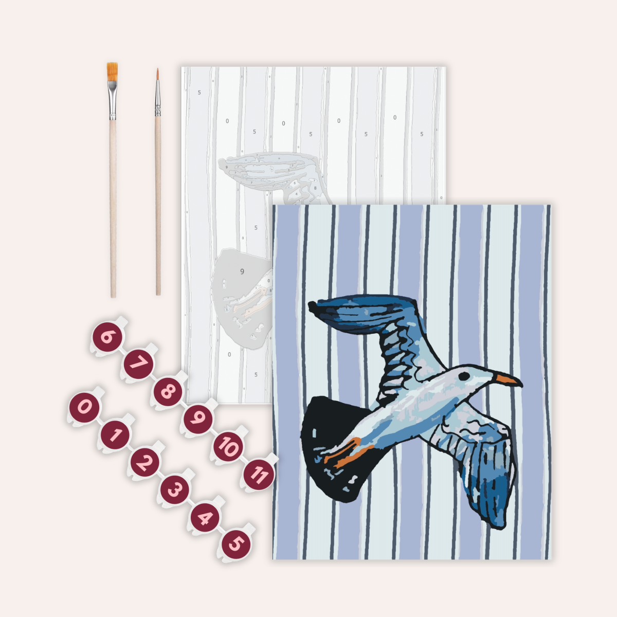 Seagull - Paint by Numbers Kit