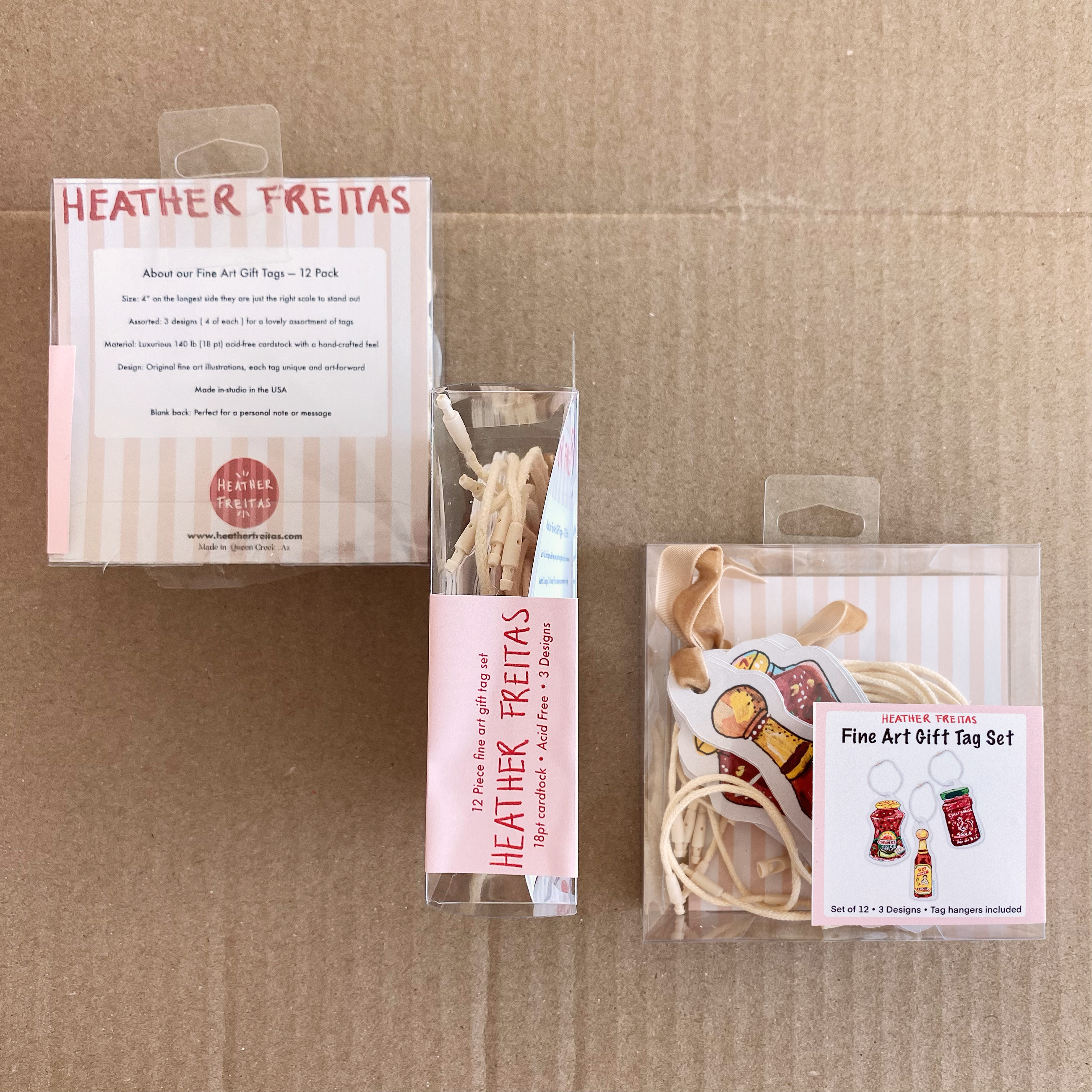 Spicy Fine Art Gift Tags ( 12 pack )