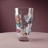 Nautical 16oz Collectors Glass