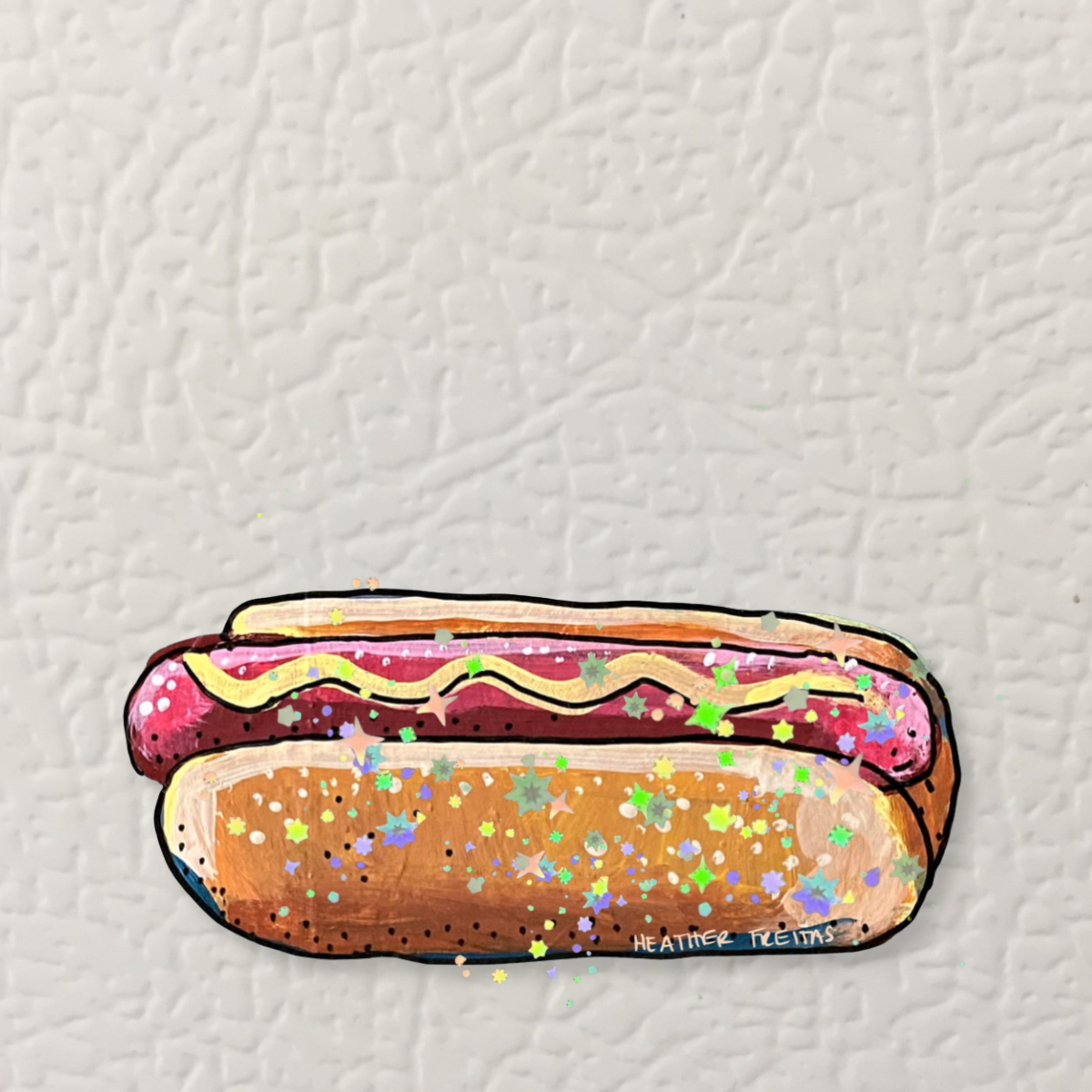 Hot Dog Magnet ( Die-Cut )