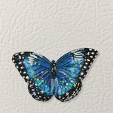 Blue Butterfly Die Cut Magnet