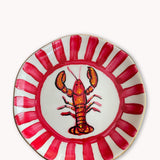 Lobster Hand Painted 4.5 in Trinket Tray