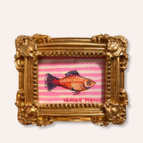Platty Fish Framed Mini Original Painting (Copy)