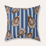 Oysters Velveteen Throw Pillow
