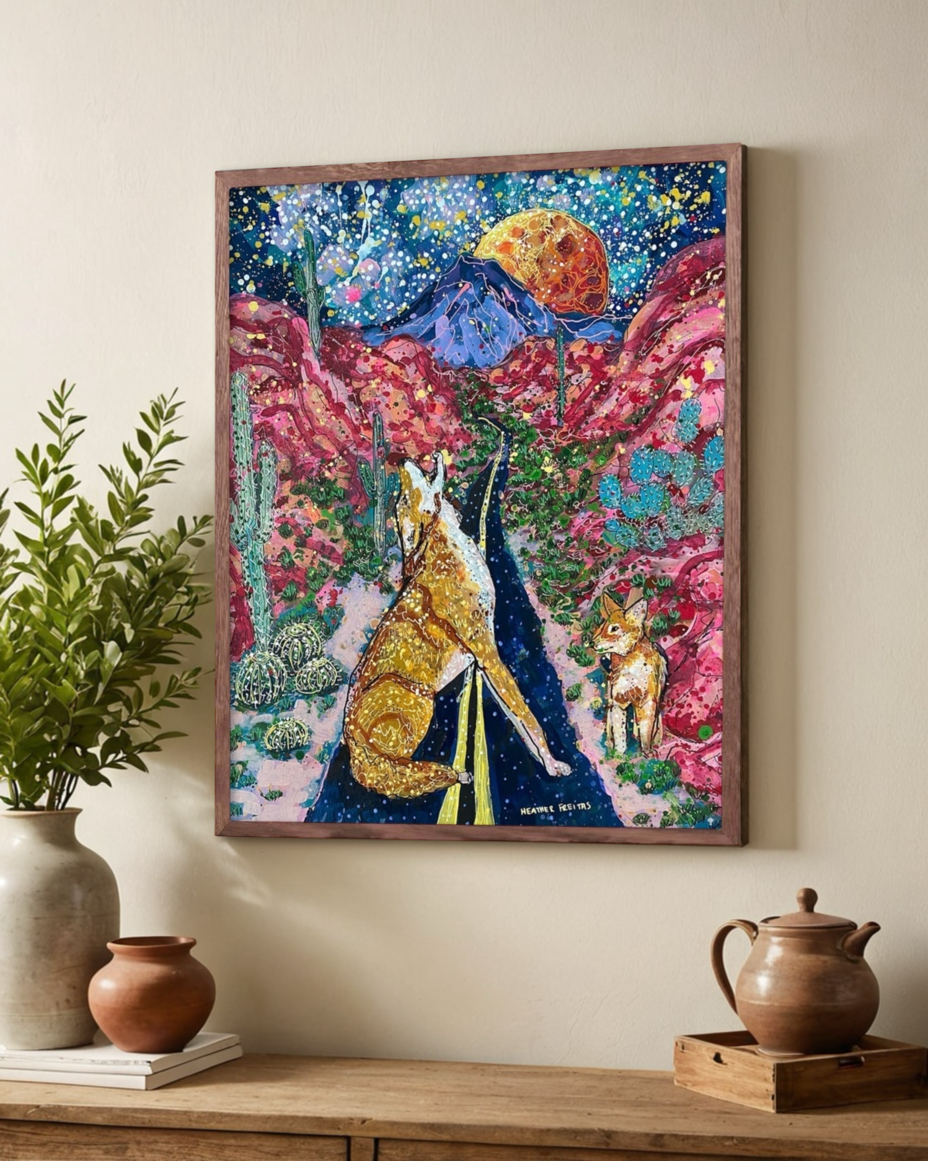 Desert Moon - Limited Edition Print