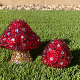 Mini Crystal Mushroom Set of 2