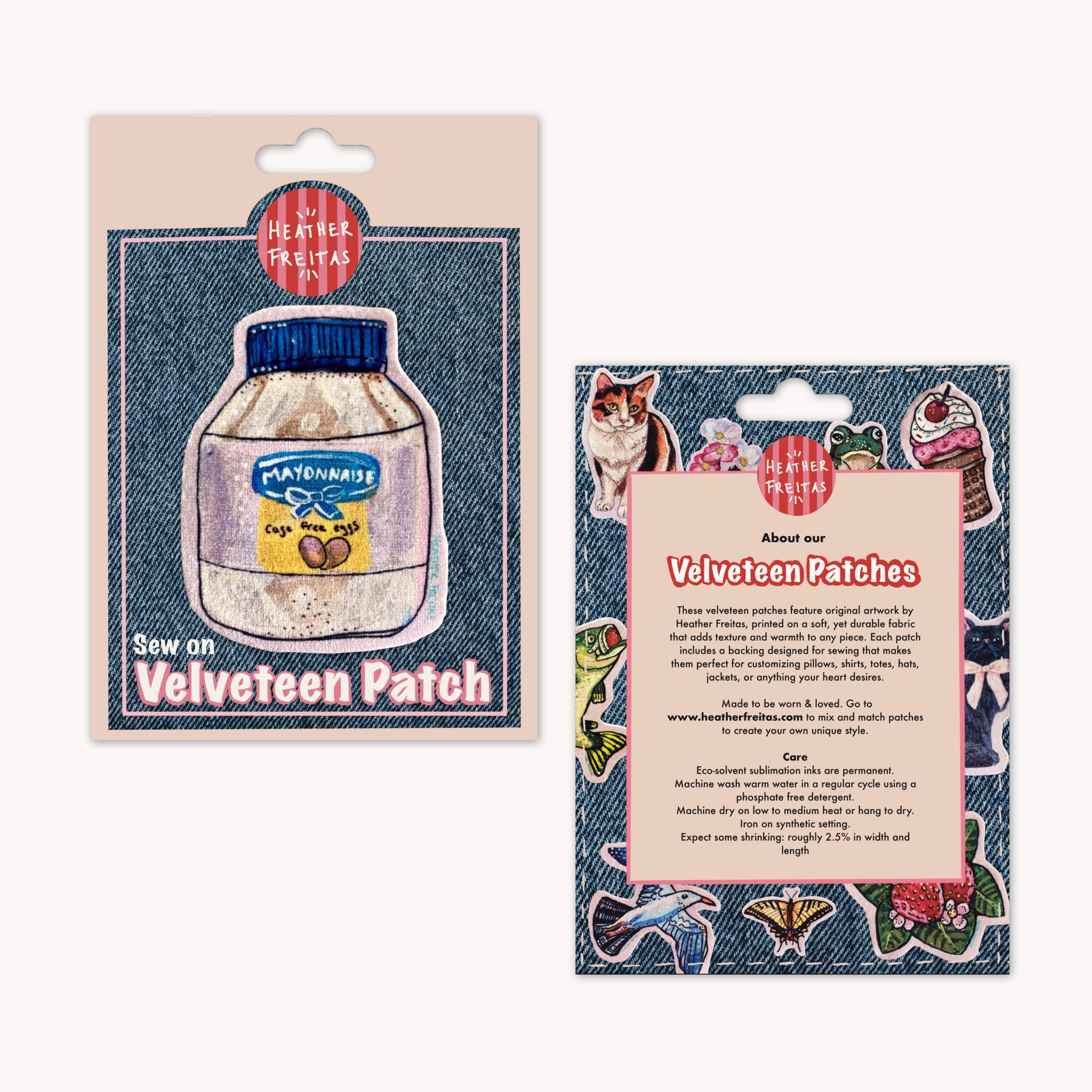 Mayonnaise - Sew On Velveteen Patch