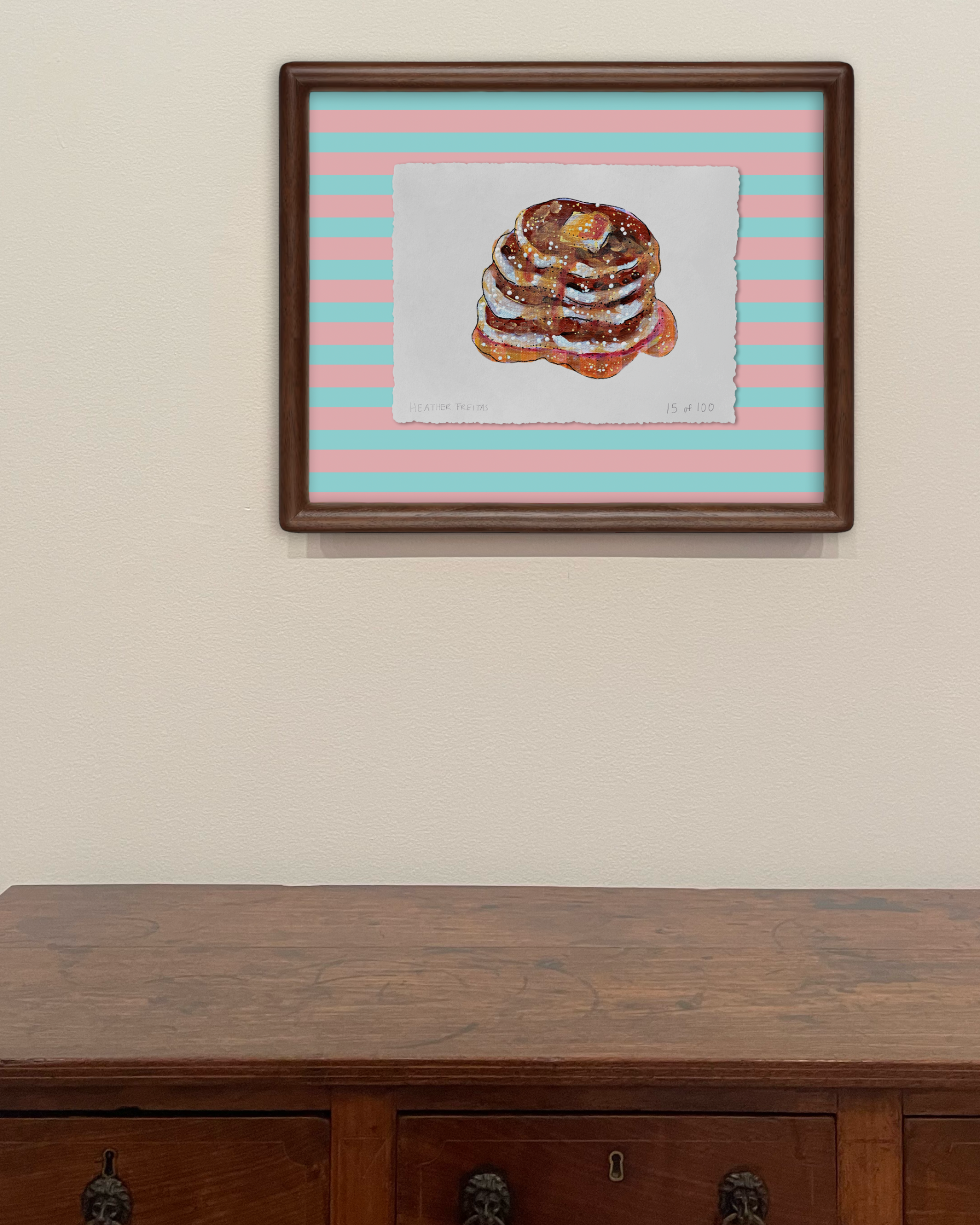 Pancakes Limited Edition Framed Print