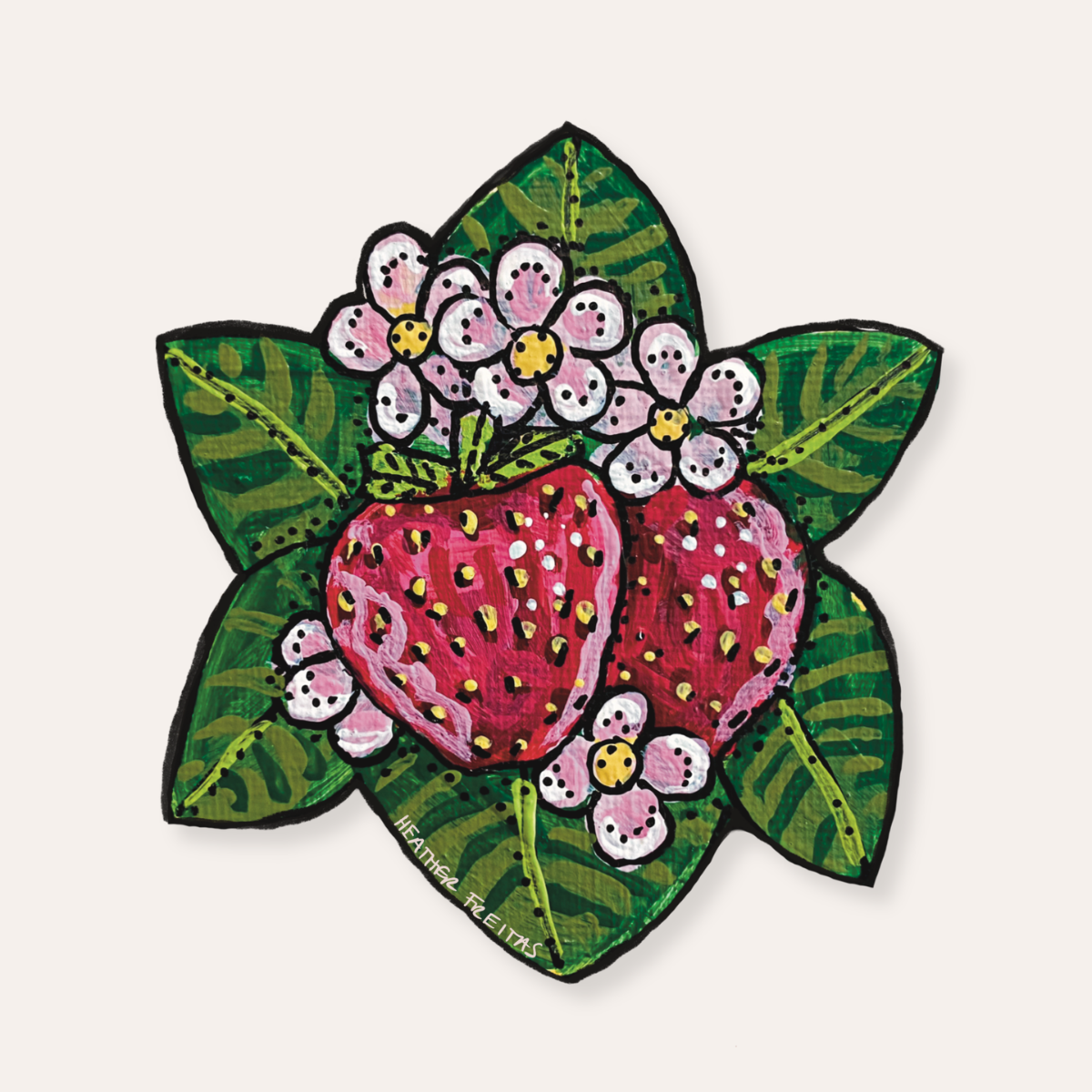 Strawberry Sticker