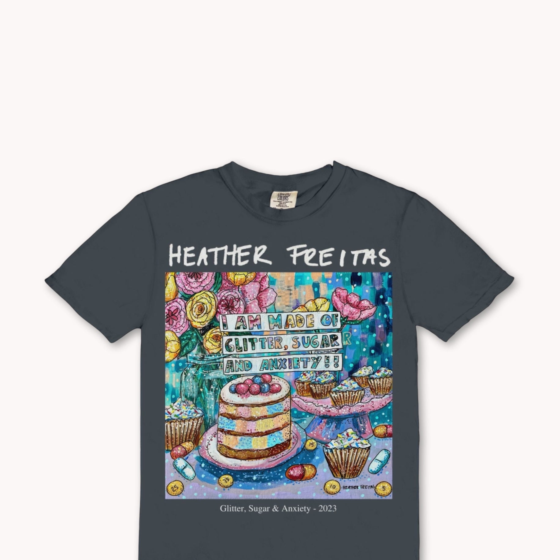 Glitter, Sugar & Anxiety Tee