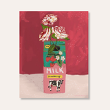Strawberry Milk Paper Print