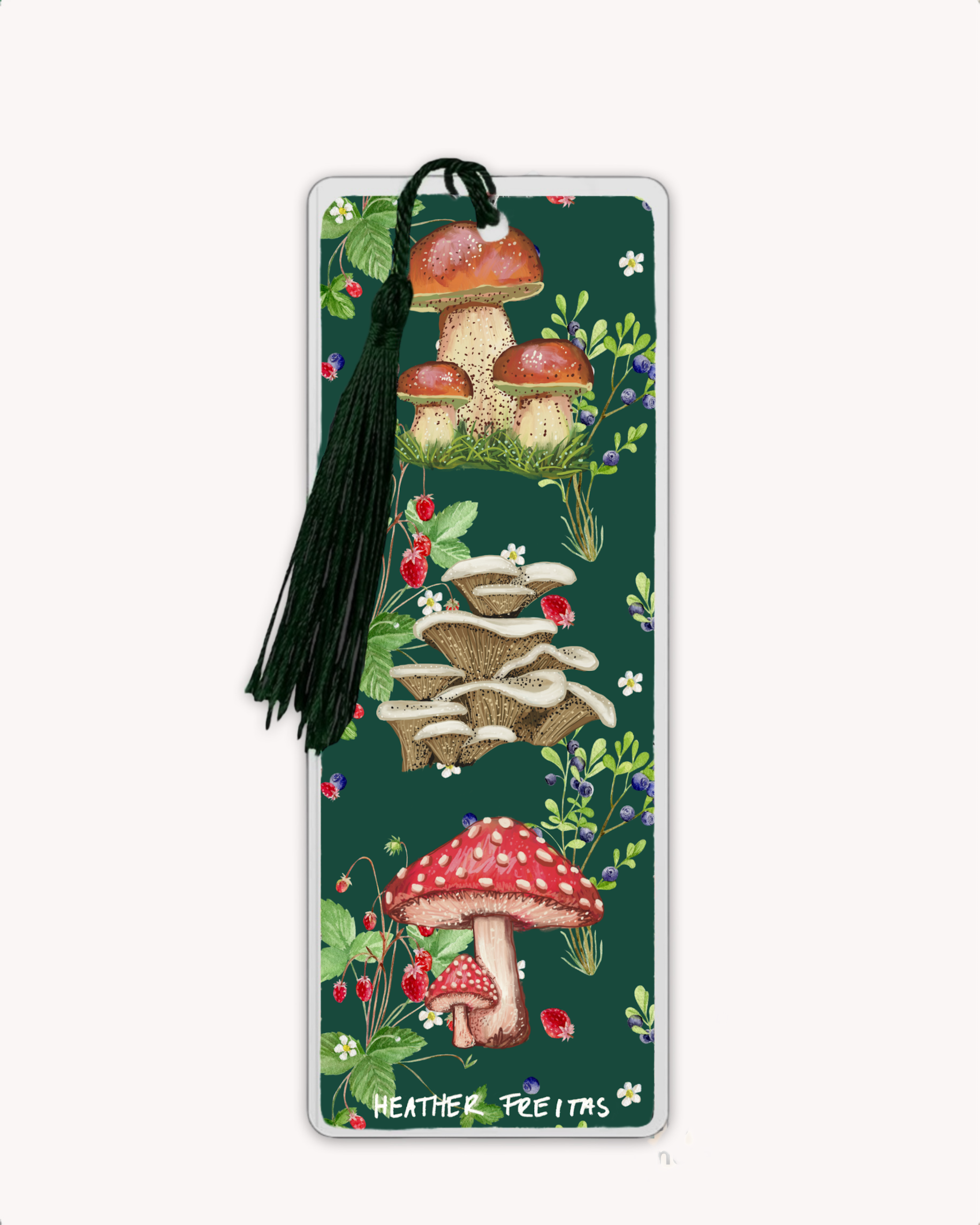 Berry Mushroom Bookmark