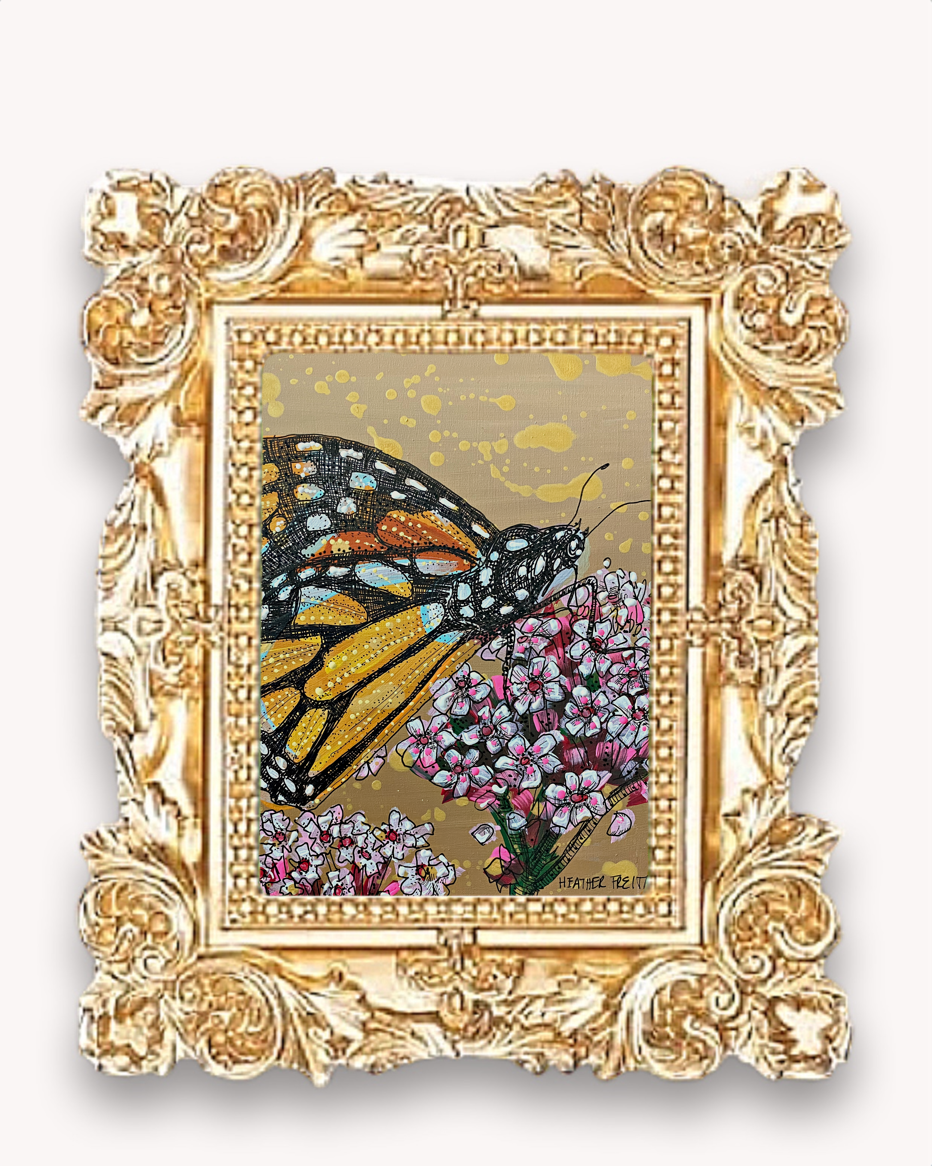Monarch Framed Magnet ( Small )