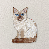 Birman Cat Magnet ( Die-Cut )