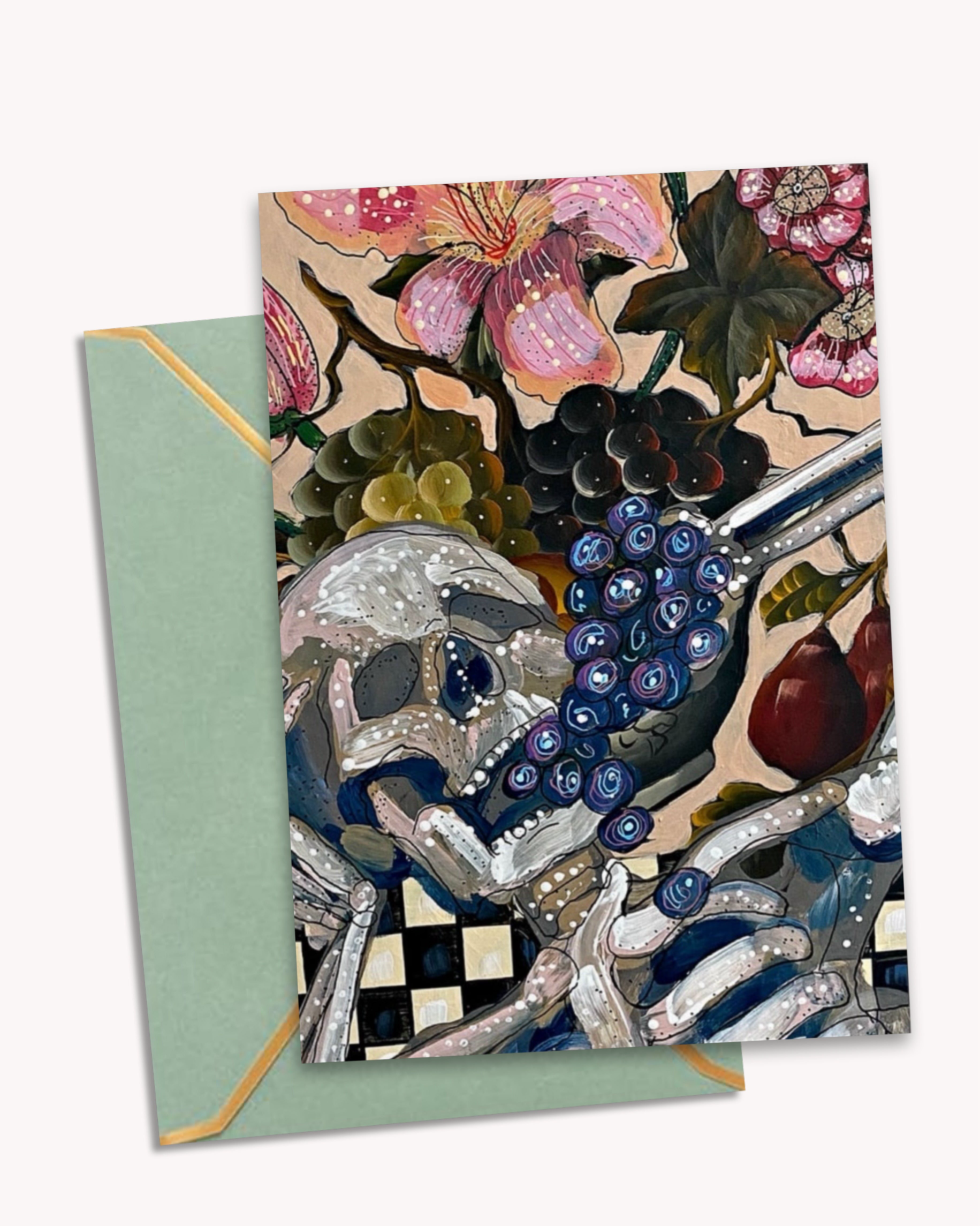 Wine & Dine - Greeting Card / Fine Art Print
