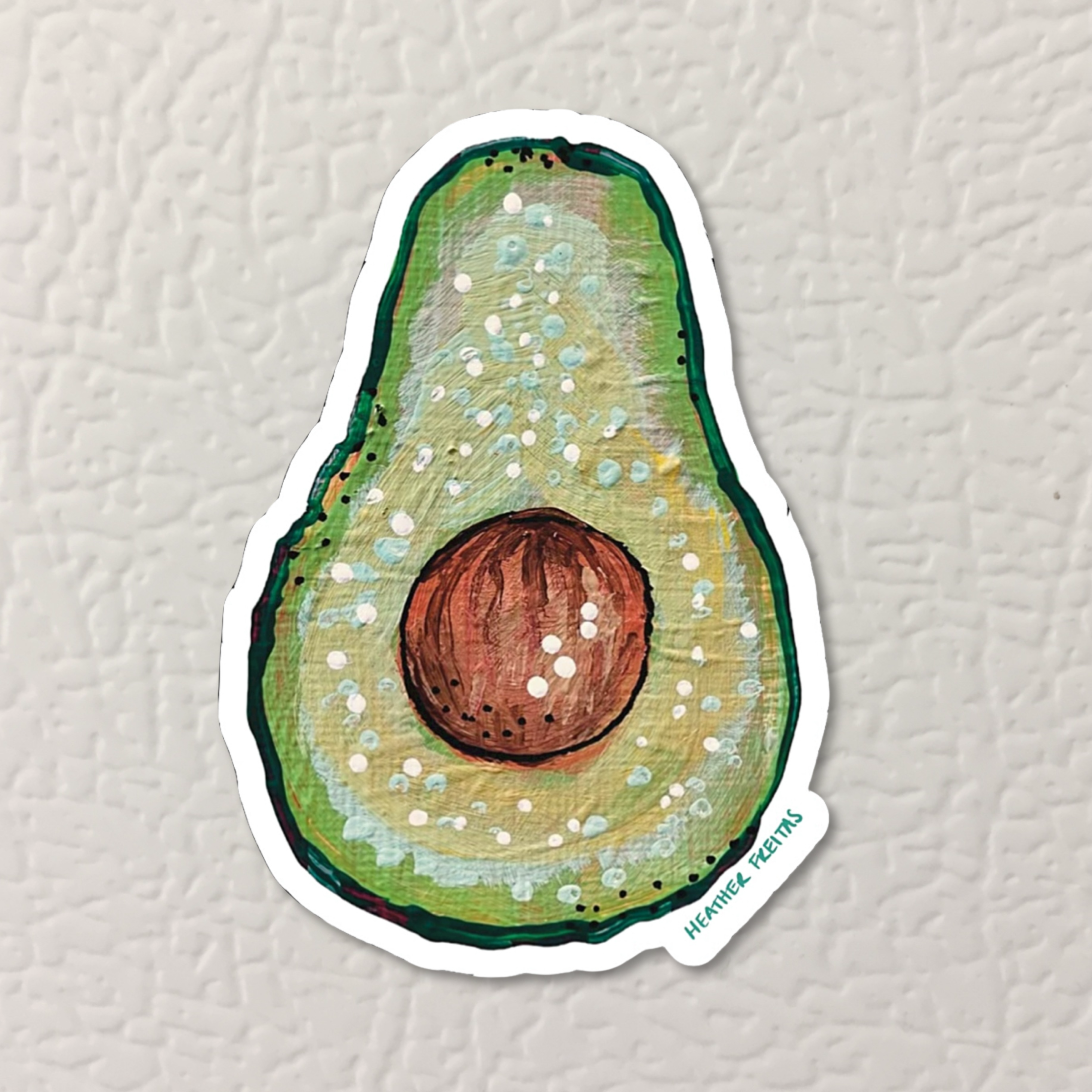 Avocado Magnet ( Die-Cut )