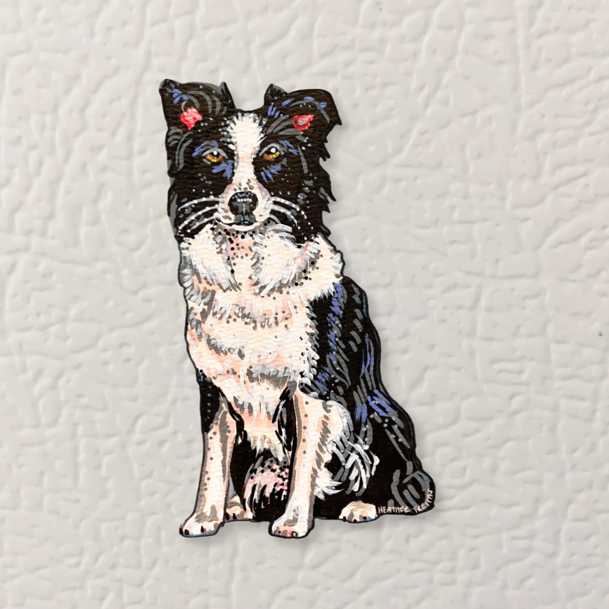 Border Collie Magnet ( Die-Cut )