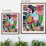 Desert Dawn Pollinators Hand Signed Fine Art Print