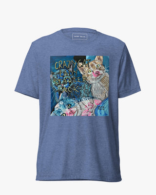 Cat Lady Starter Pack Unisex Short Sleeve T-shirt - Heather Freitas - fine art home deccor