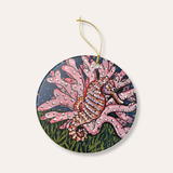 Starry Seahorse Ceramic Ornament