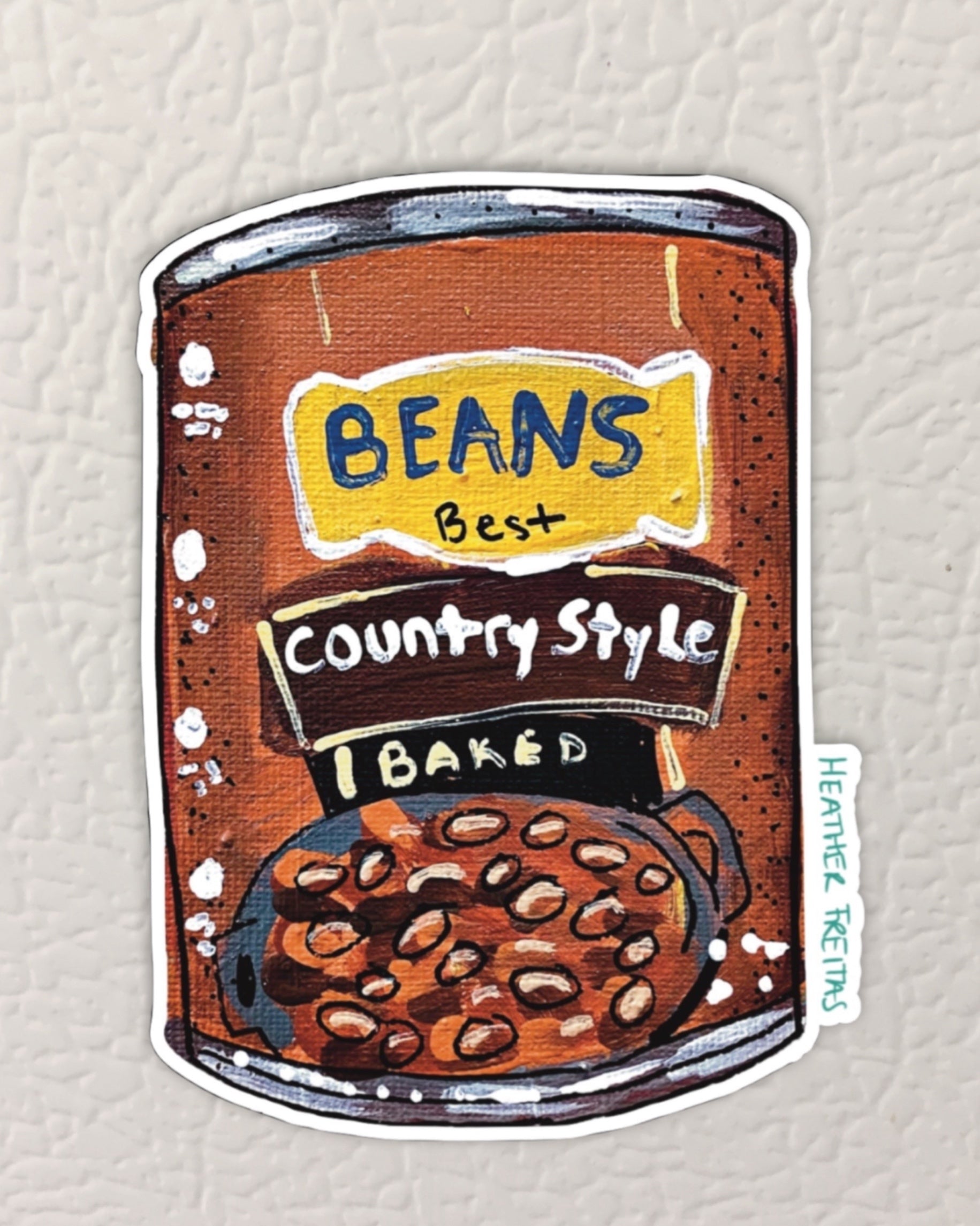 Baked Beans Magnet ( Die-Cut )