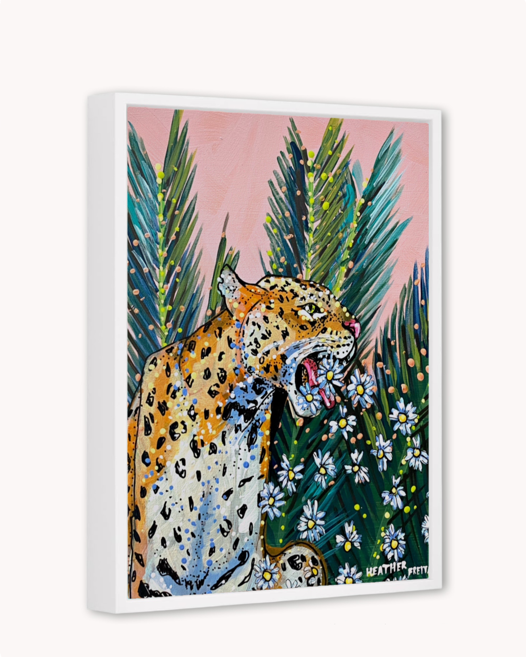 Jaguar Daisy Print