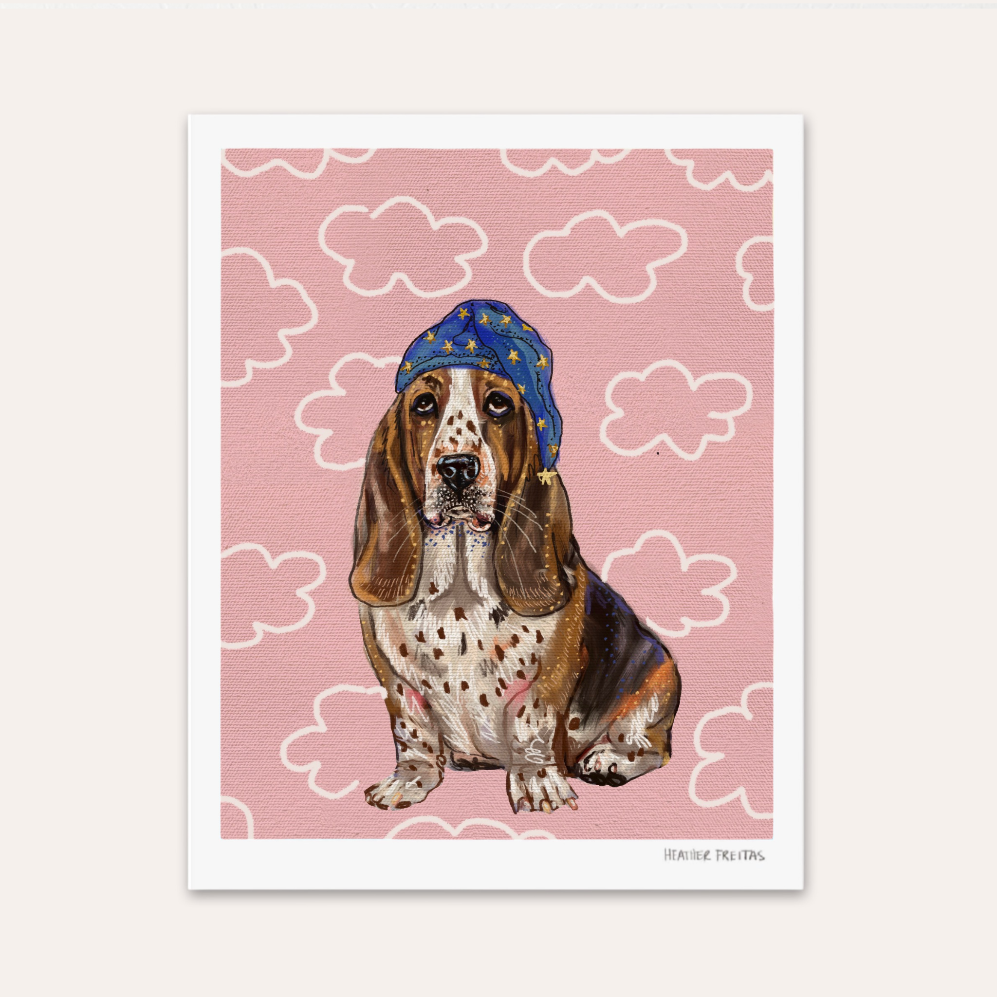 Basset Hound Dog Fine Art Print