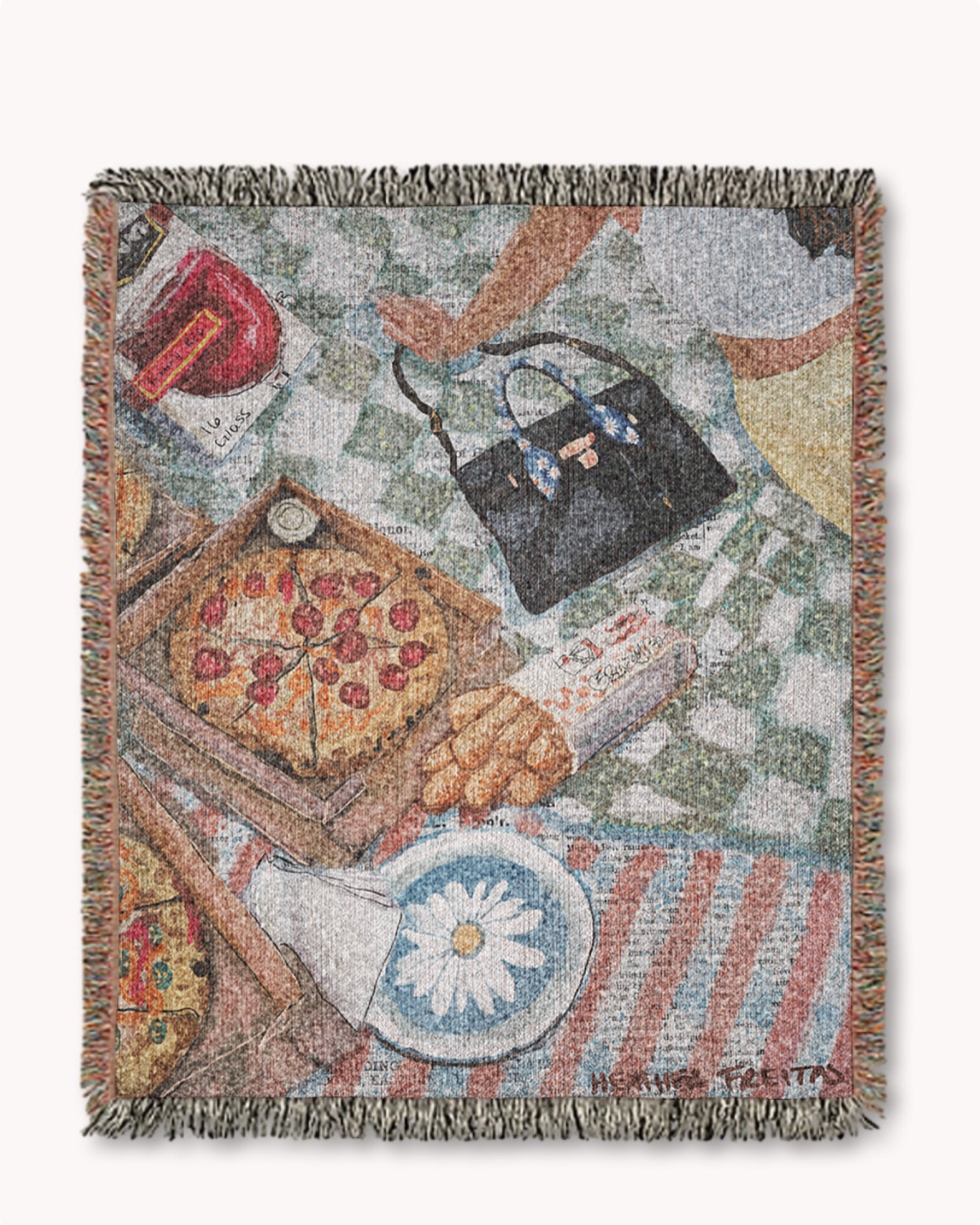 Picnic Woven Blanket Tapestry