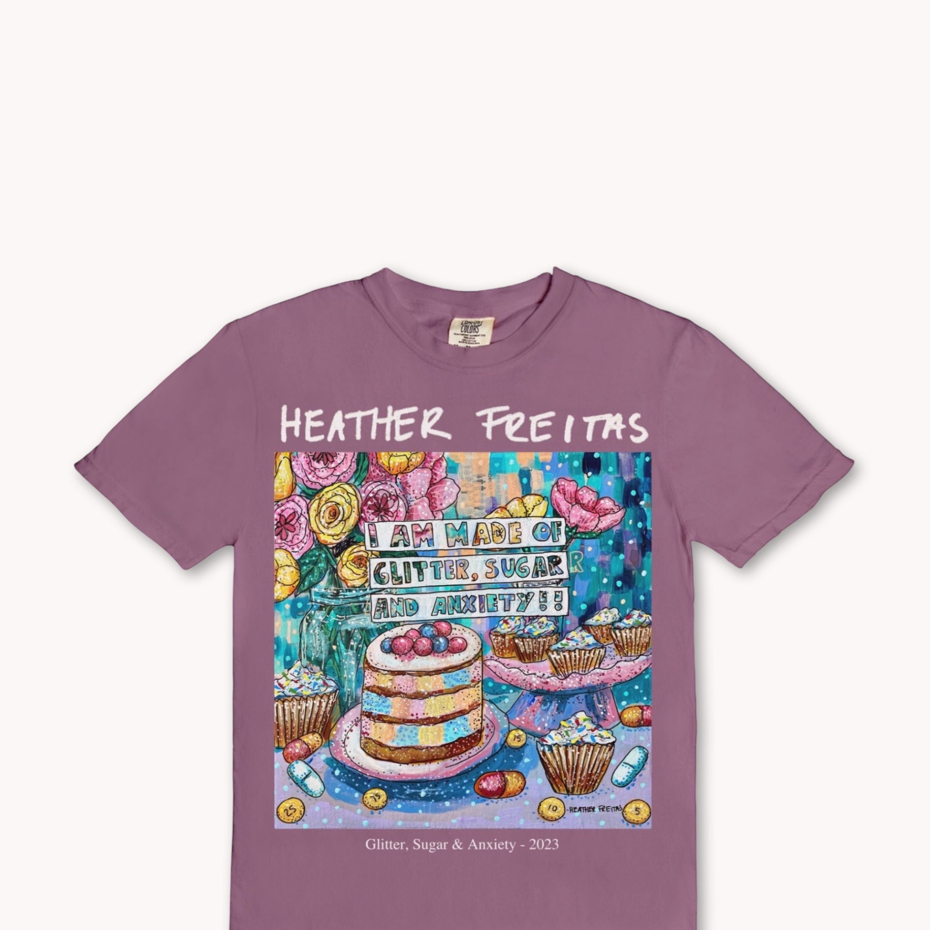 Glitter, Sugar & Anxiety Tee