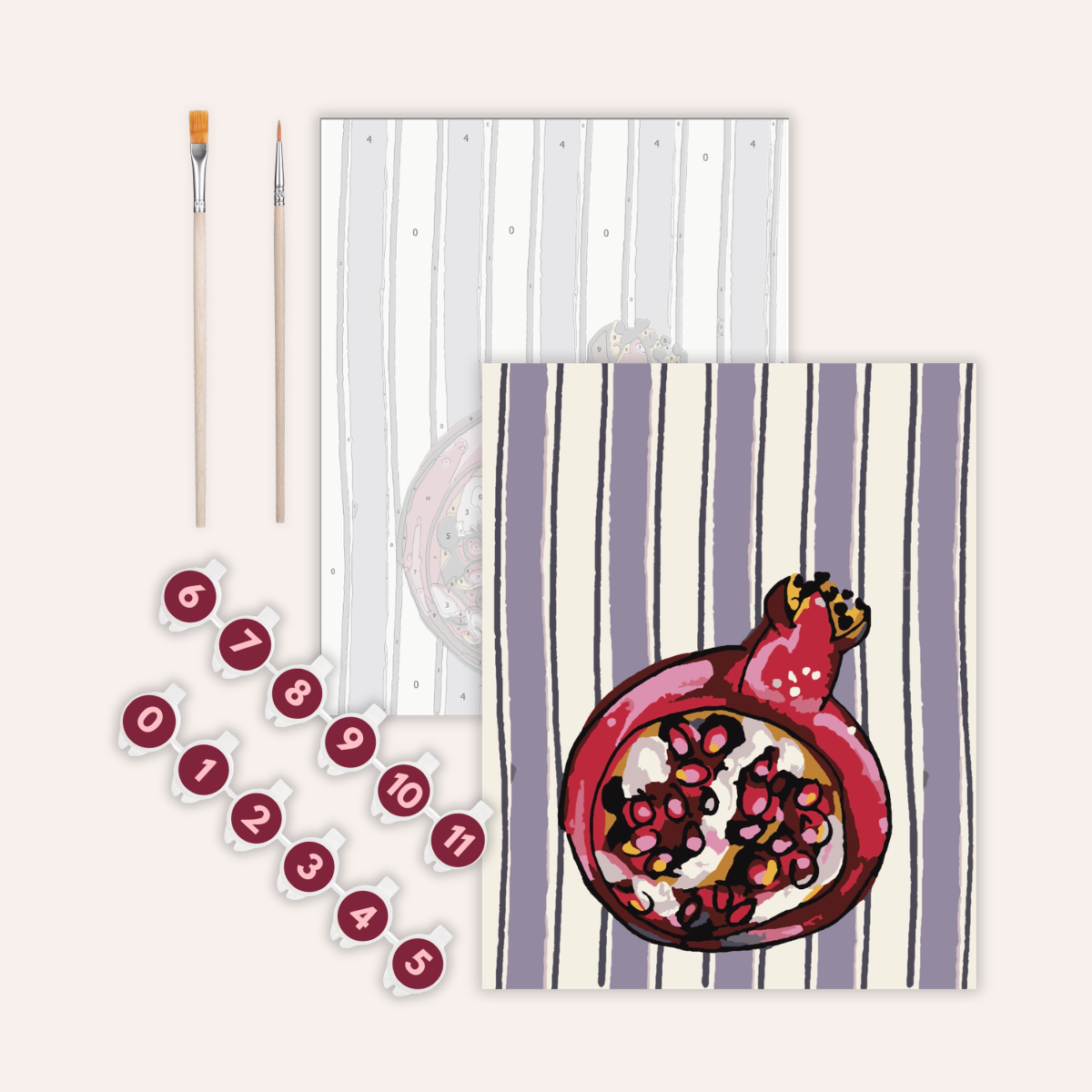Pomegranate - Paint by Numbers Kit