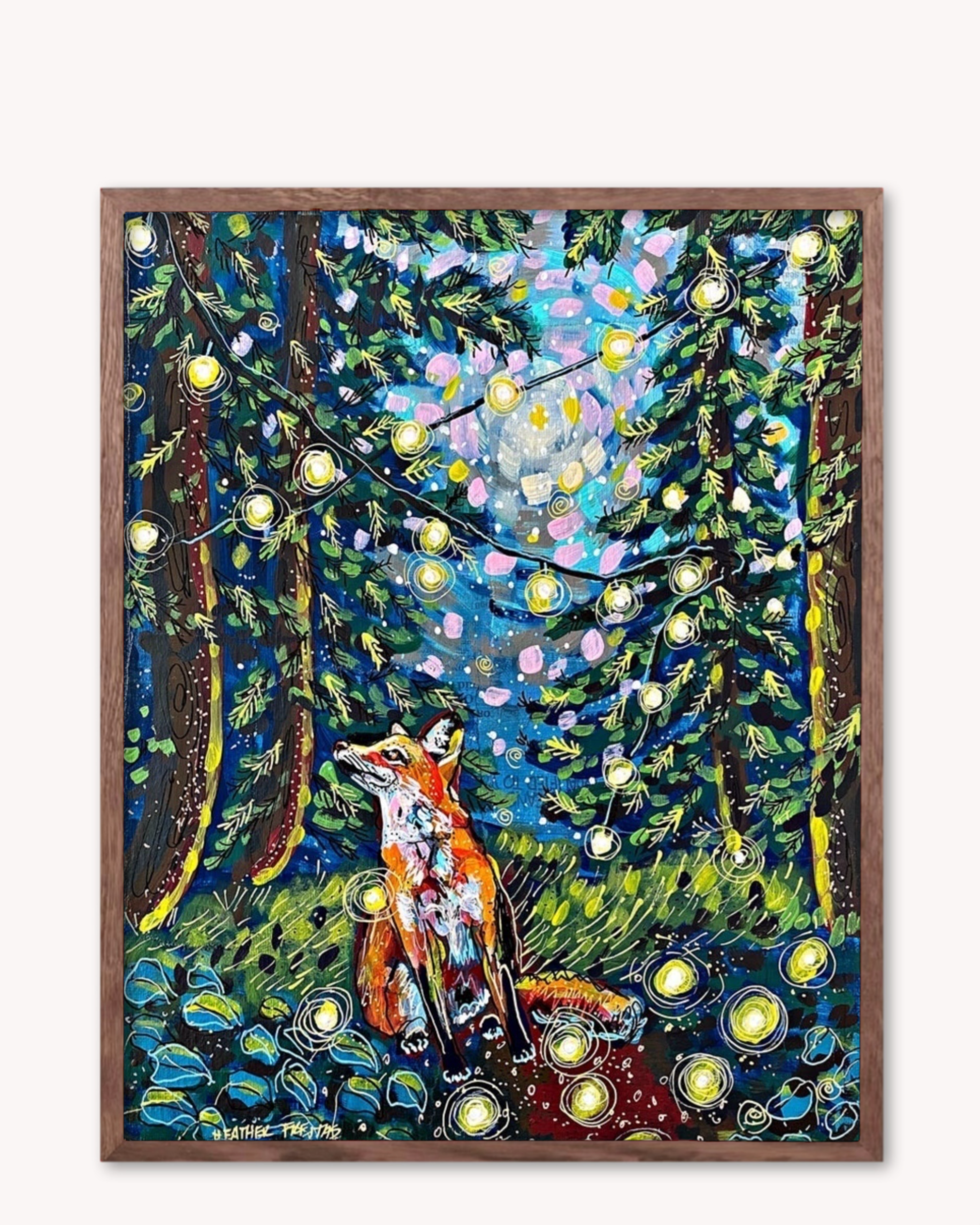 Forest Fox Print