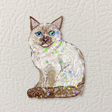 Birman Cat Magnet ( Die-Cut )