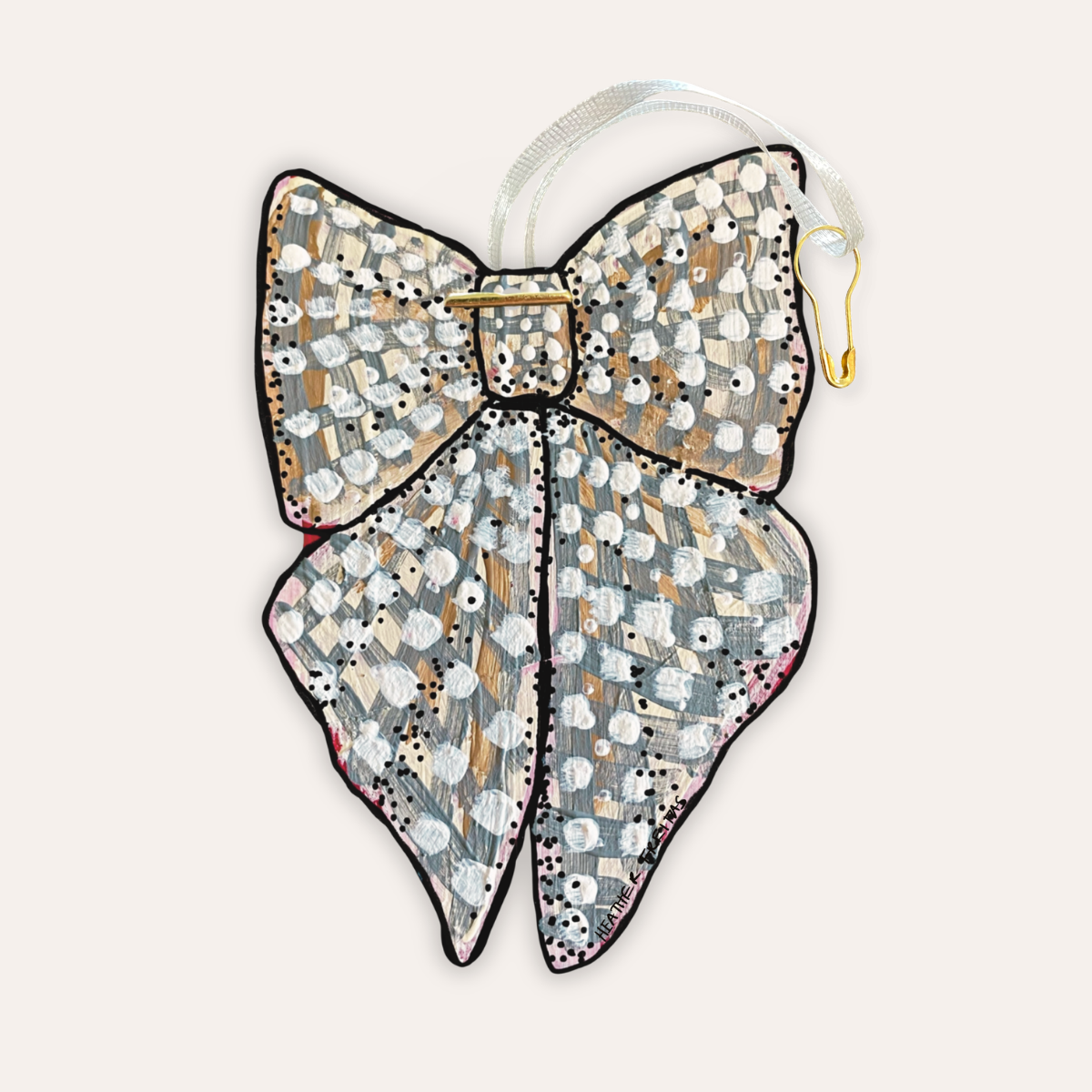 White Ribbon Gift Tag