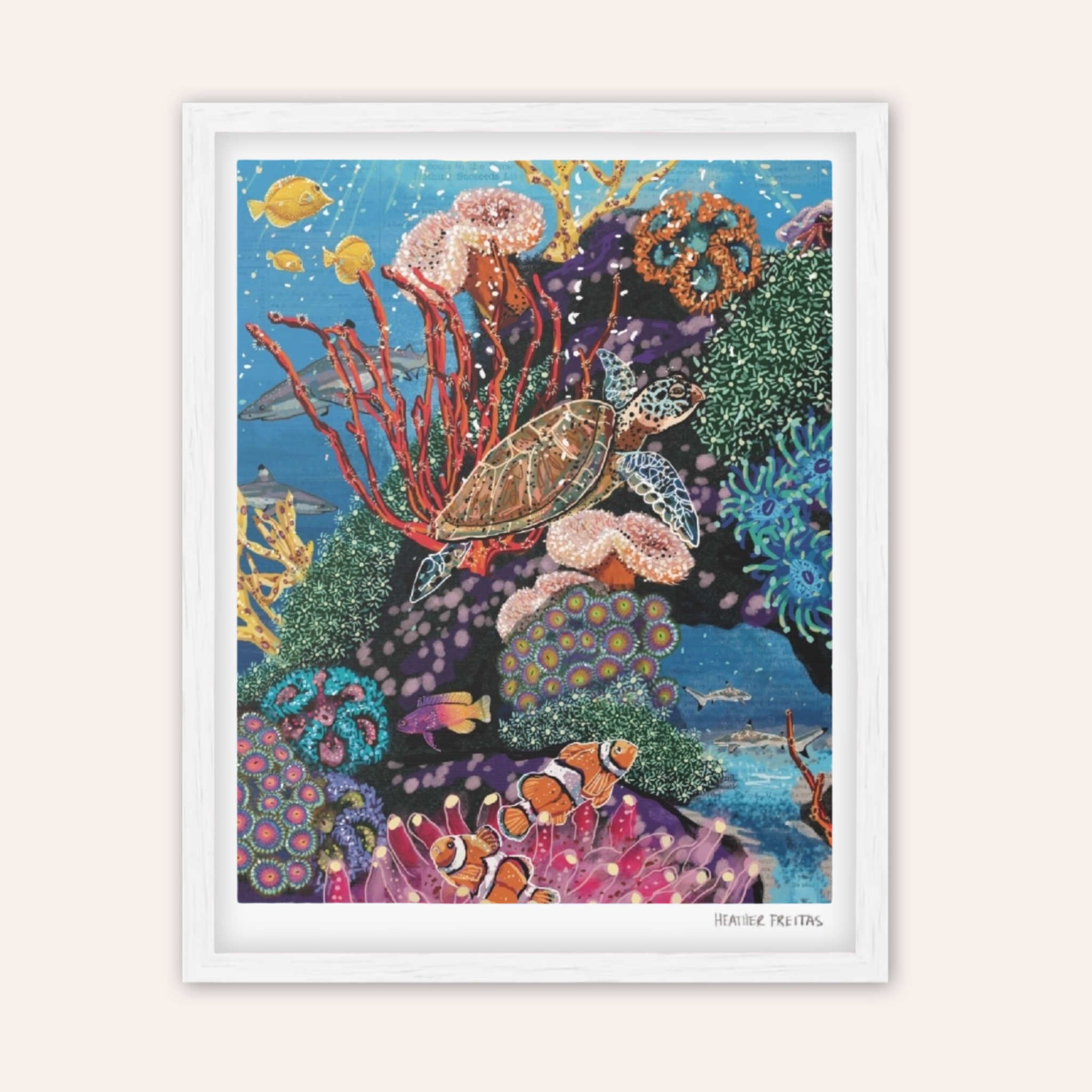 Turtle Tides Fine Art Print