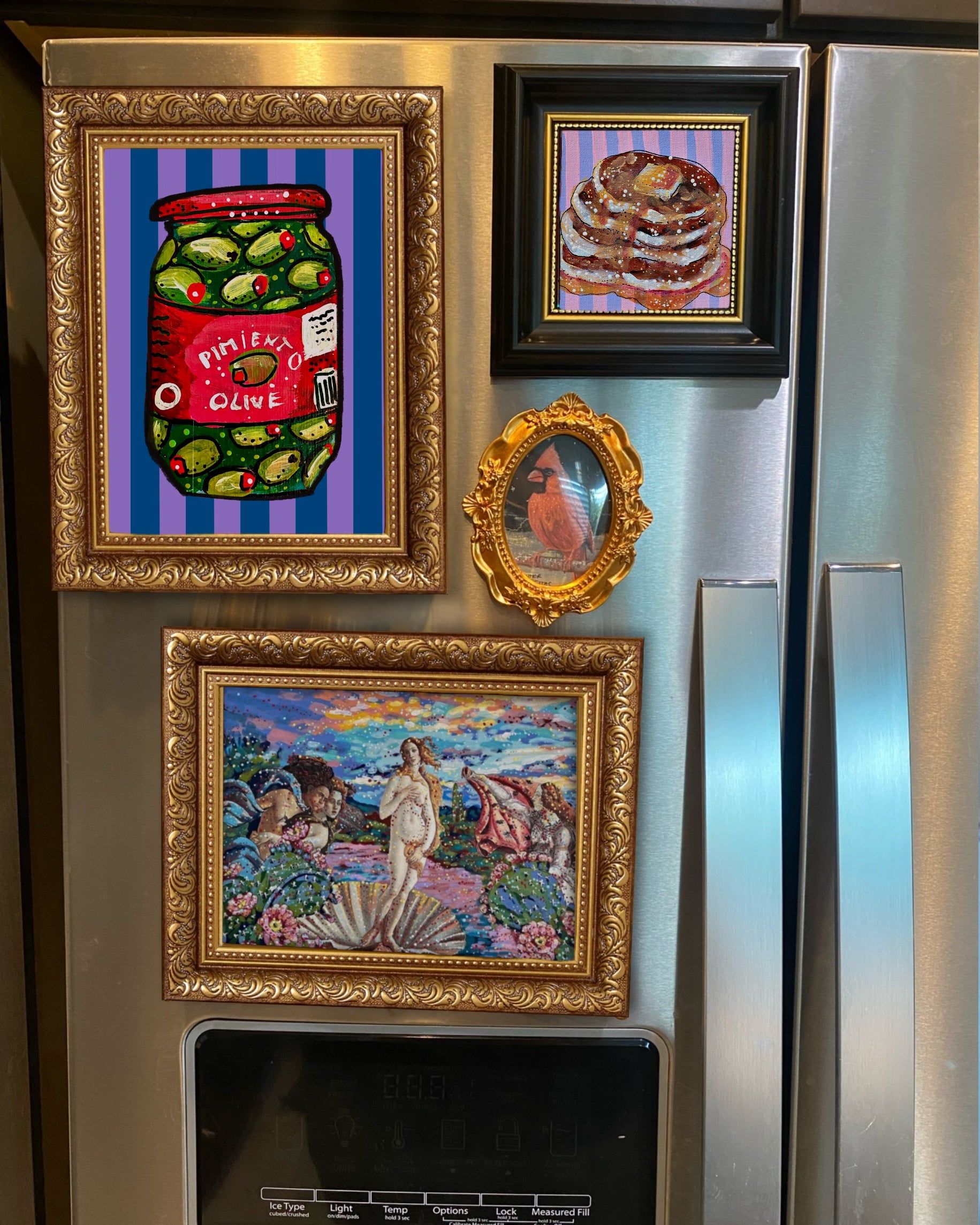 Pancakes Framed Magnet ( Medium )