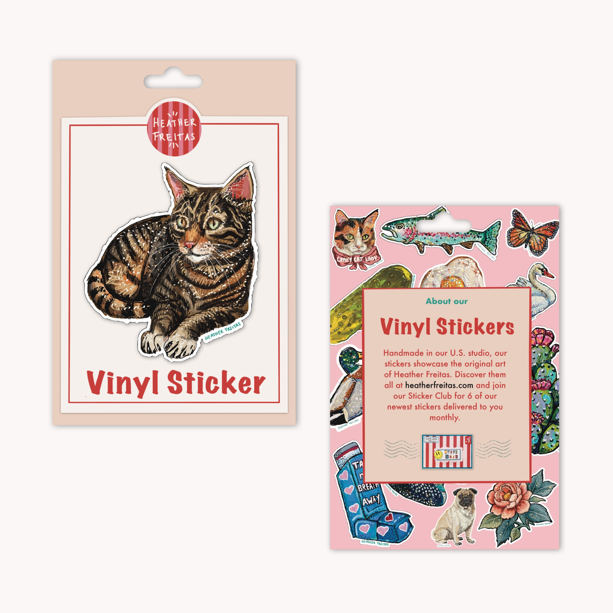 Brown Tabby Sticker