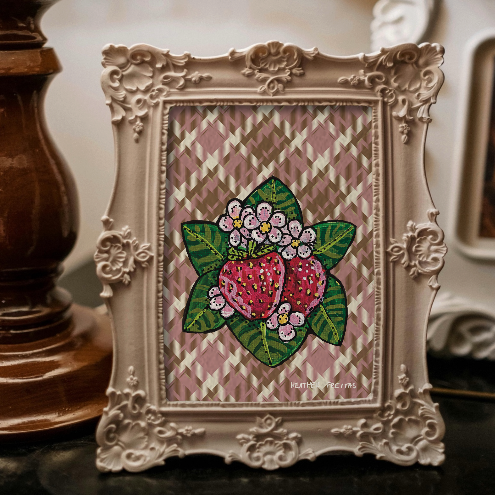 Strawberries Mini Fine Art Print