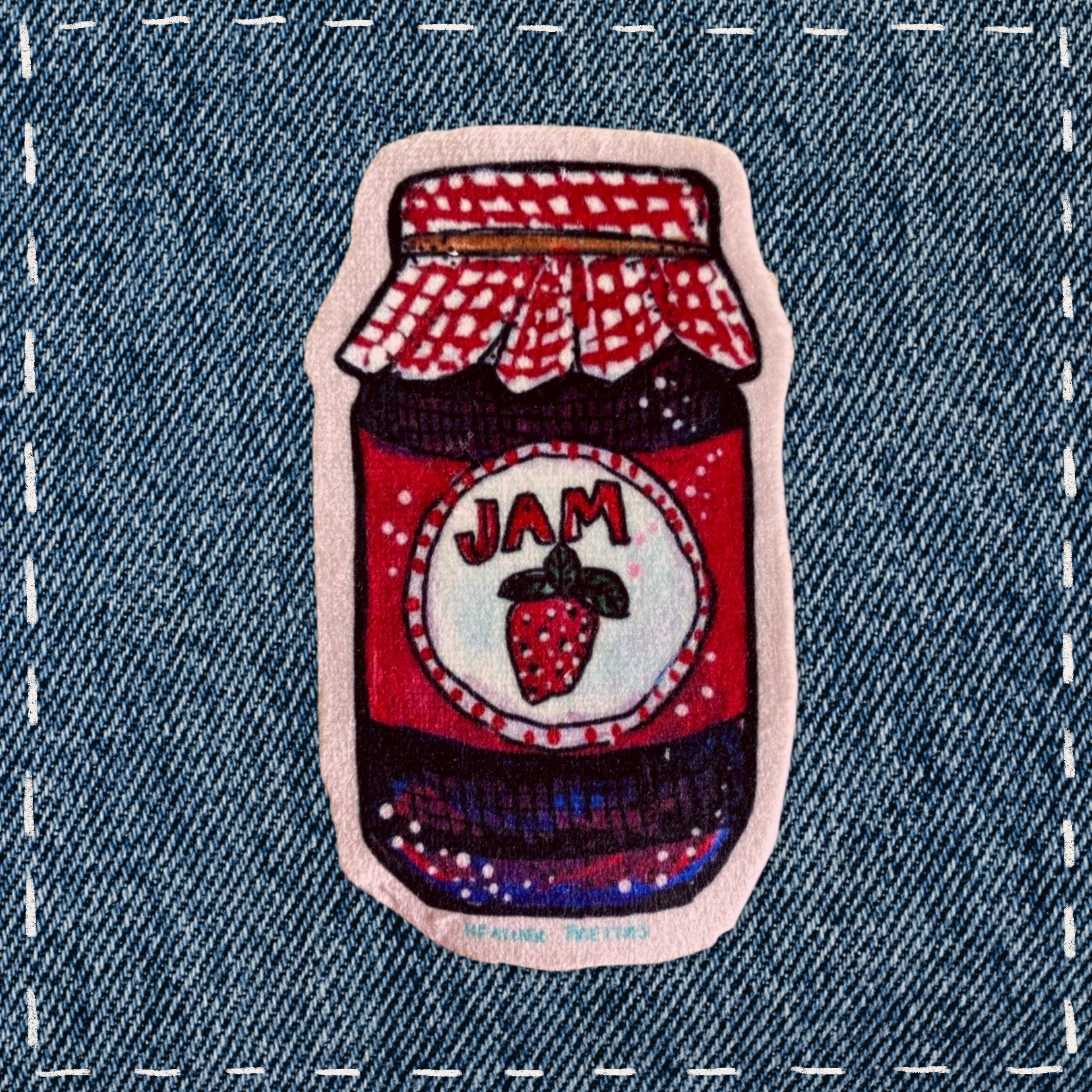 Strawberry Jam - Sew On Velveteen Patch