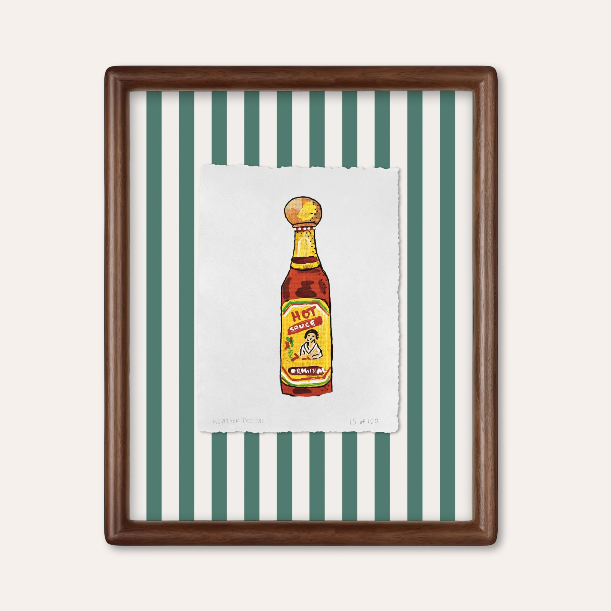 Hot Sauce Limited Edition Framed Print