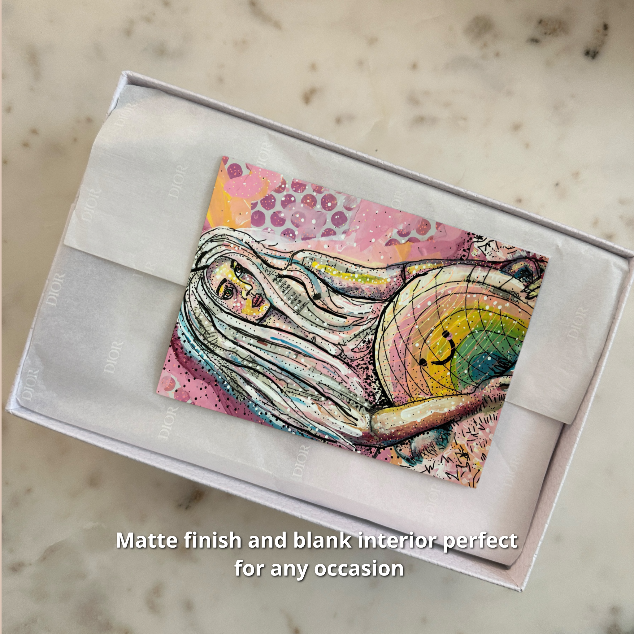 Rainbow Pillow - Greeting Card / Fine Art Print