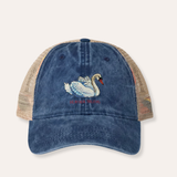 Swan Women's Washed Mesh-Back Cap