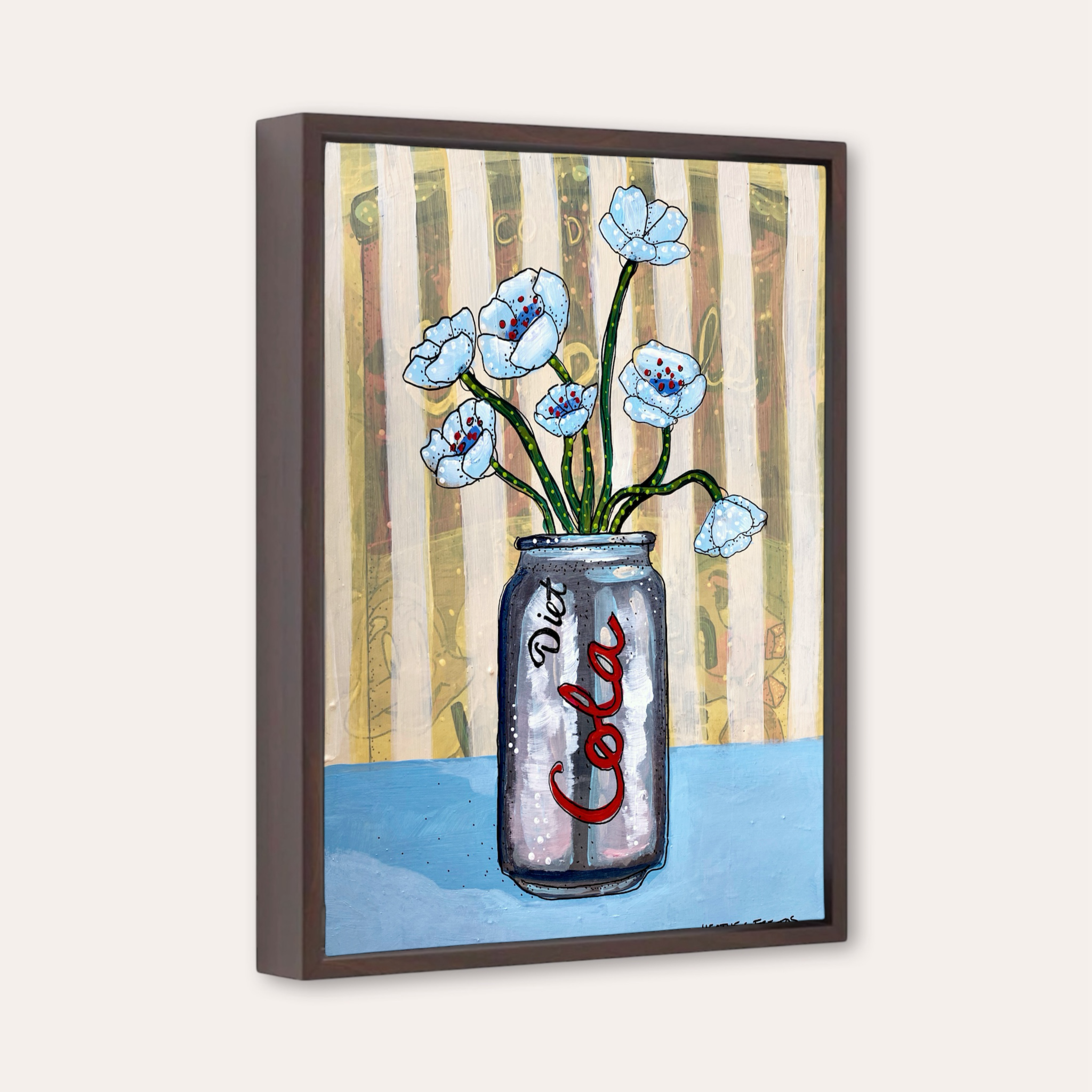 Diet Cola Bouquet ( Original Painting )