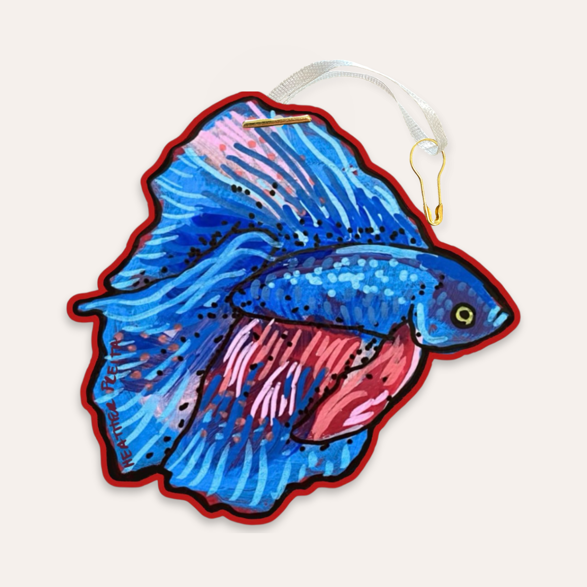 Blue Betta Gift Tag