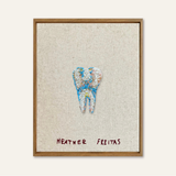 Tooth Beaded Wall Art