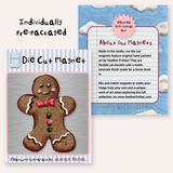 Gingerbread Man Cookie Magnet ( Die-Cut )