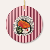 Philly Sushi Roll Ceramic Ornament