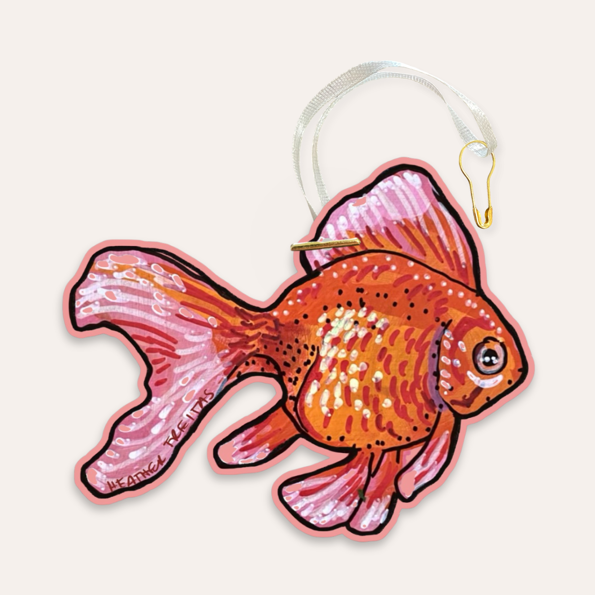 Fancy Goldfish Gift Tag